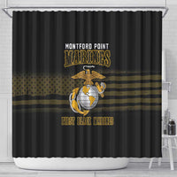 Montford Point Marines Shower Curtain First Black Marines USMC Military - Wonder Print Shop