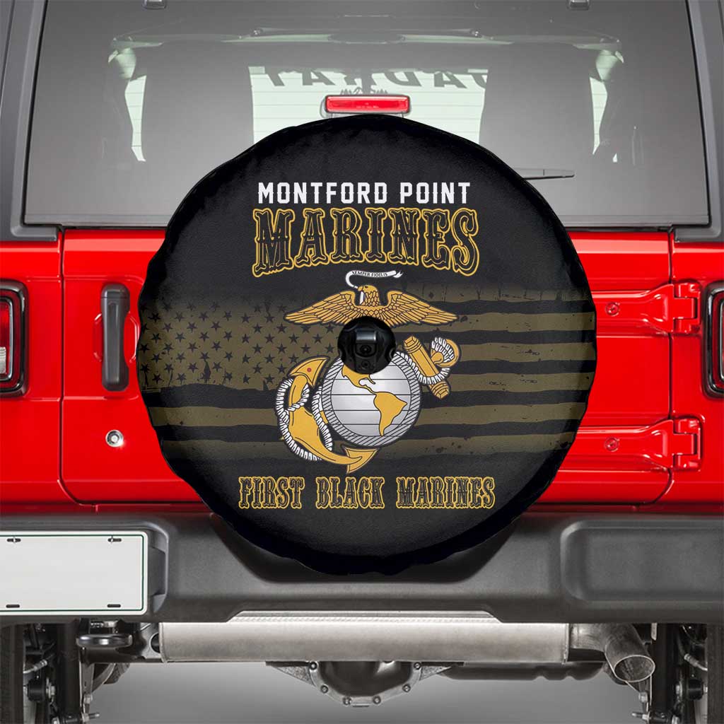 Montford Point Marines Spare Tire Cover First Black Marines USMC Military - Wonder Print Shop
