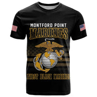 Montford Point Marines T Shirt First Black Marines USMC Military - Wonder Print Shop