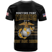 Montford Point Marines T Shirt First Black Marines USMC Military - Wonder Print Shop