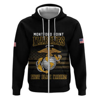 Montford Point Marines Zip Hoodie First Black Marines USMC Military - Wonder Print Shop