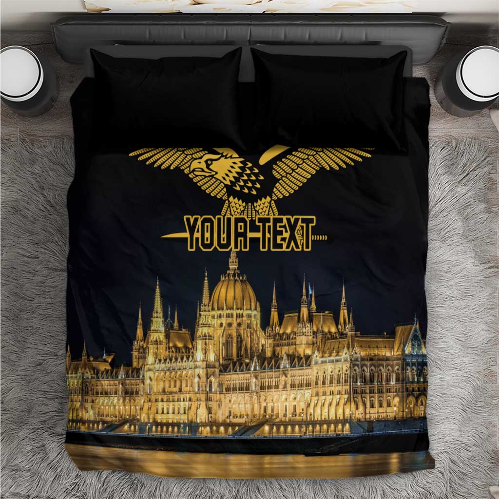 Personalized Hungary Budapest Capital Bedding Set Hungarian Turul Bird - Wonder Print Shop