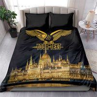 Personalized Hungary Budapest Capital Bedding Set Hungarian Turul Bird - Wonder Print Shop