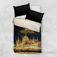 Personalized Hungary Budapest Capital Bedding Set Hungarian Turul Bird - Wonder Print Shop