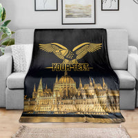Personalized Hungary Budapest Capital Blanket Hungarian Turul Bird