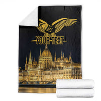Personalized Hungary Budapest Capital Blanket Hungarian Turul Bird