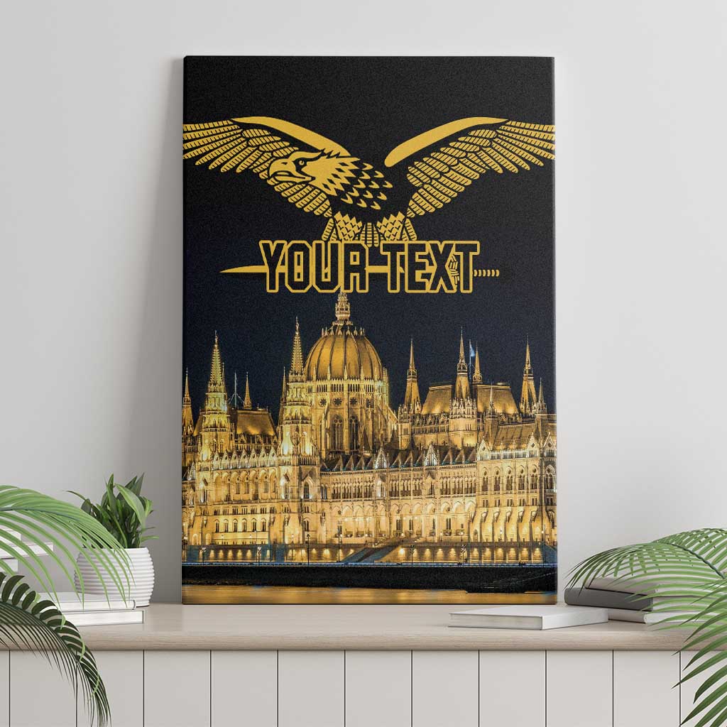 Personalized Hungary Budapest Capital Canvas Wall Art Hungarian Turul Bird - Wonder Print Shop