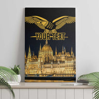 Personalized Hungary Budapest Capital Canvas Wall Art Hungarian Turul Bird - Wonder Print Shop