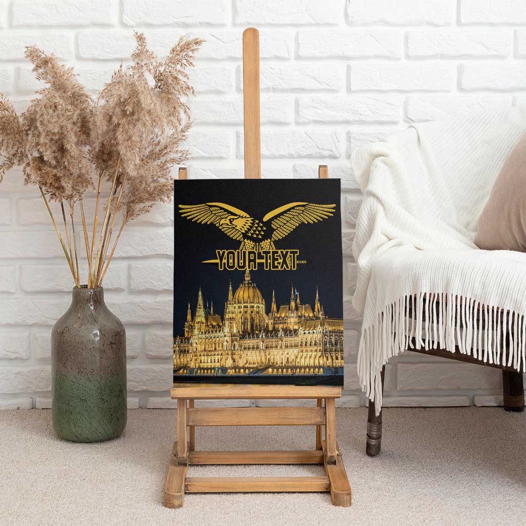 Personalized Hungary Budapest Capital Canvas Wall Art Hungarian Turul Bird - Wonder Print Shop
