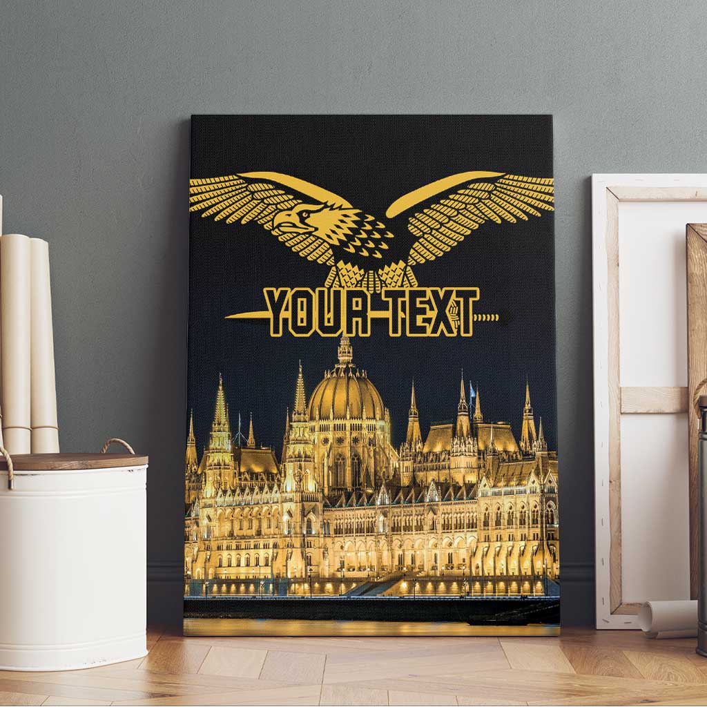 Personalized Hungary Budapest Capital Canvas Wall Art Hungarian Turul Bird - Wonder Print Shop