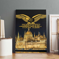 Personalized Hungary Budapest Capital Canvas Wall Art Hungarian Turul Bird - Wonder Print Shop