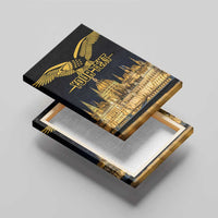 Personalized Hungary Budapest Capital Canvas Wall Art Hungarian Turul Bird - Wonder Print Shop