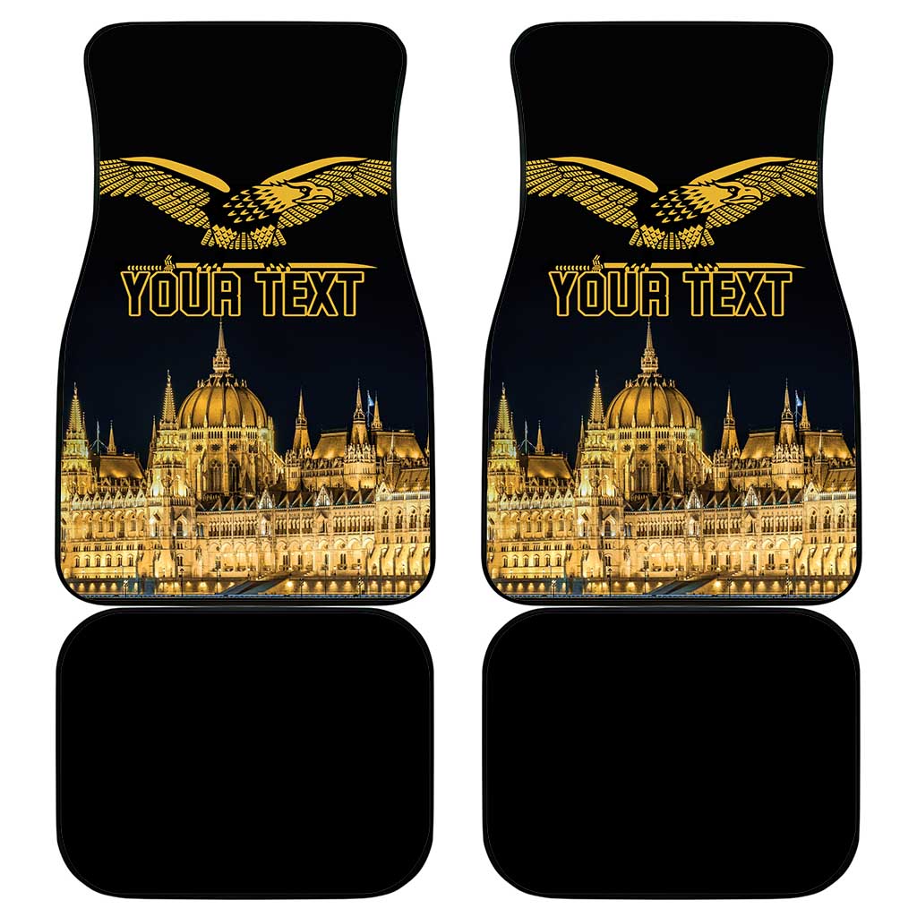 Personalized Hungary Budapest Capital Car Mats Hungarian Turul Bird - Wonder Print Shop