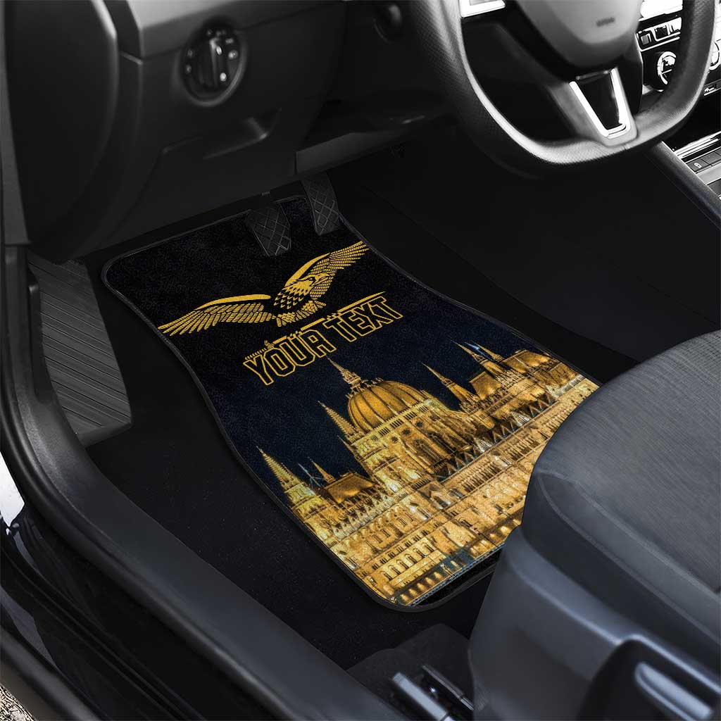 Personalized Hungary Budapest Capital Car Mats Hungarian Turul Bird - Wonder Print Shop