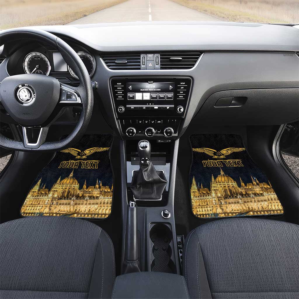 Personalized Hungary Budapest Capital Car Mats Hungarian Turul Bird - Wonder Print Shop