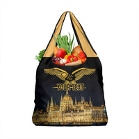 Personalized Hungary Budapest Capital Grocery Bag Hungarian Turul Bird