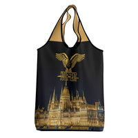 Personalized Hungary Budapest Capital Grocery Bag Hungarian Turul Bird