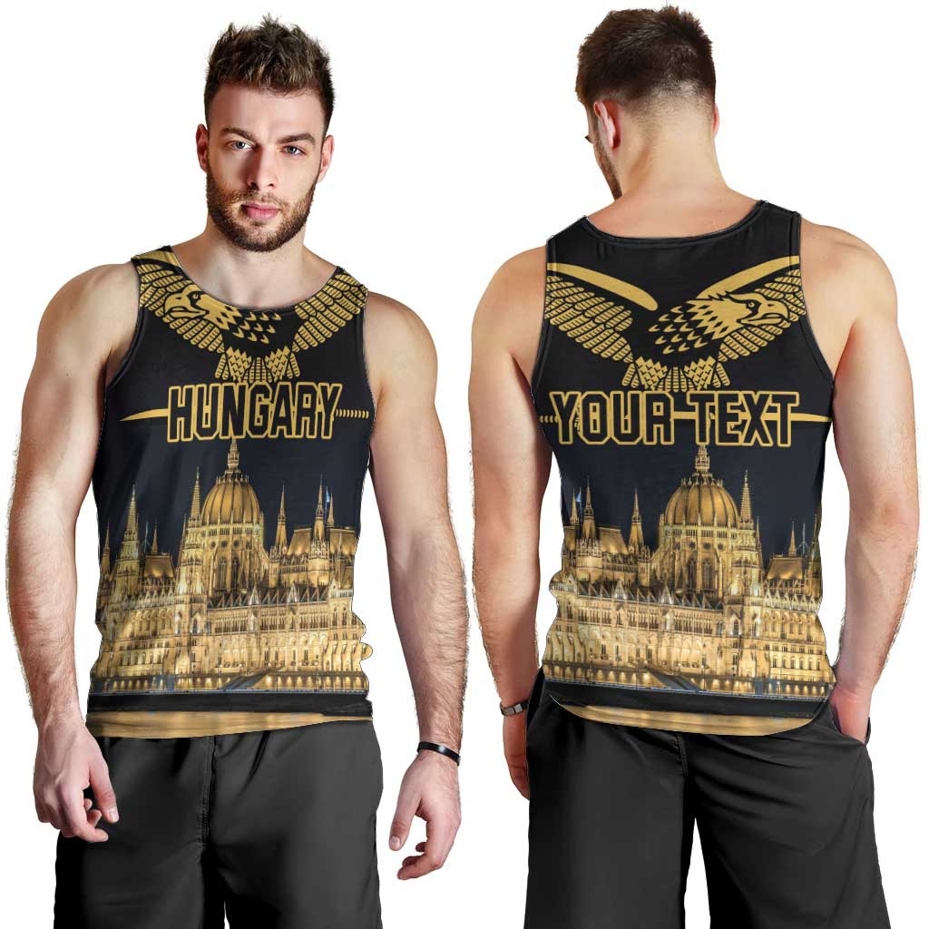 Personalized Hungary Budapest Capital Men Tank Top Hungarian Turul Bird - Wonder Print Shop
