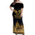 Personalized Hungary Budapest Capital Off Shoulder Maxi Dress Hungarian Turul Bird - Wonder Print Shop