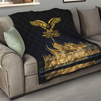 Personalized Hungary Budapest Capital Quilt Hungarian Turul Bird - Wonder Print Shop