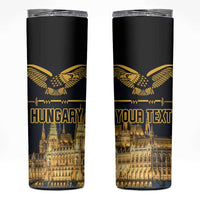 Personalized Hungary Budapest Capita Skinny Tumbler Hungarian Turul Bird - Wonder Print Shop