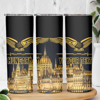 Personalized Hungary Budapest Capita Skinny Tumbler Hungarian Turul Bird - Wonder Print Shop