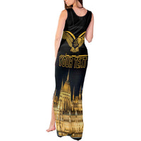 Personalized Hungary Budapest Capital Tank Maxi Dress Hungarian Turul Bird - Wonder Print Shop