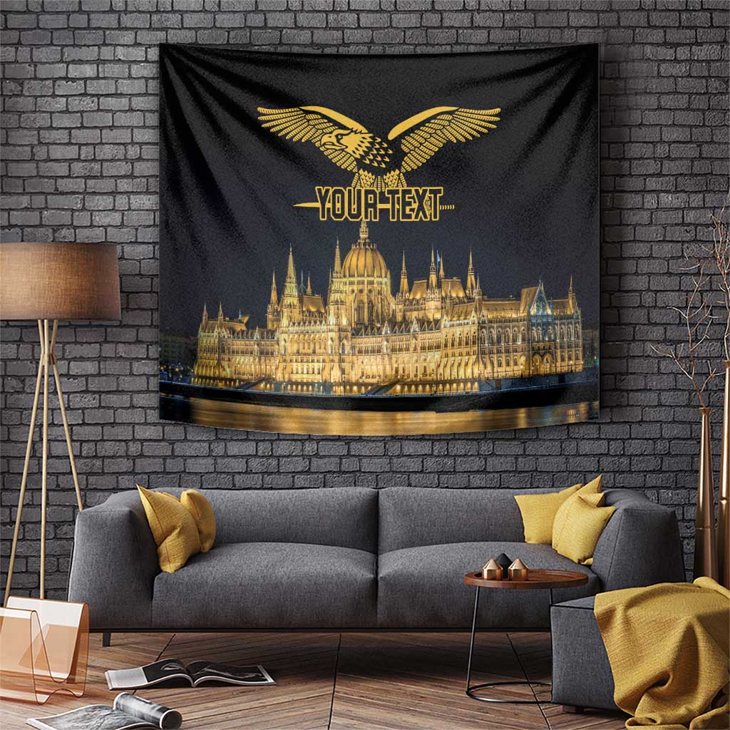Personalized Hungary Budapest Capital Tapestry Hungarian Turul Bird - Wonder Print Shop