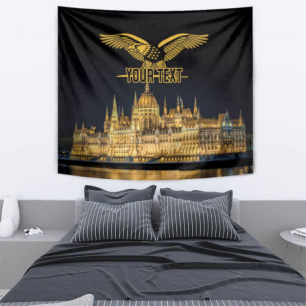 Personalized Hungary Budapest Capital Tapestry Hungarian Turul Bird - Wonder Print Shop