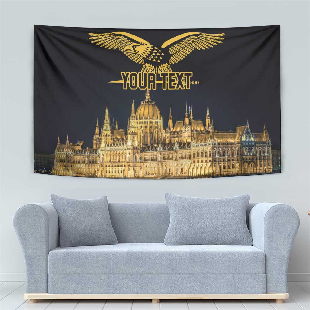 Personalized Hungary Budapest Capital Tapestry Hungarian Turul Bird - Wonder Print Shop