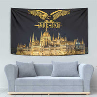 Personalized Hungary Budapest Capital Tapestry Hungarian Turul Bird - Wonder Print Shop