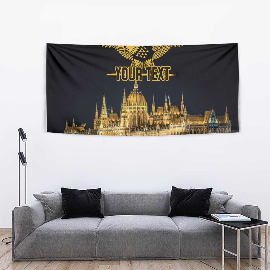 Personalized Hungary Budapest Capital Tapestry Hungarian Turul Bird - Wonder Print Shop