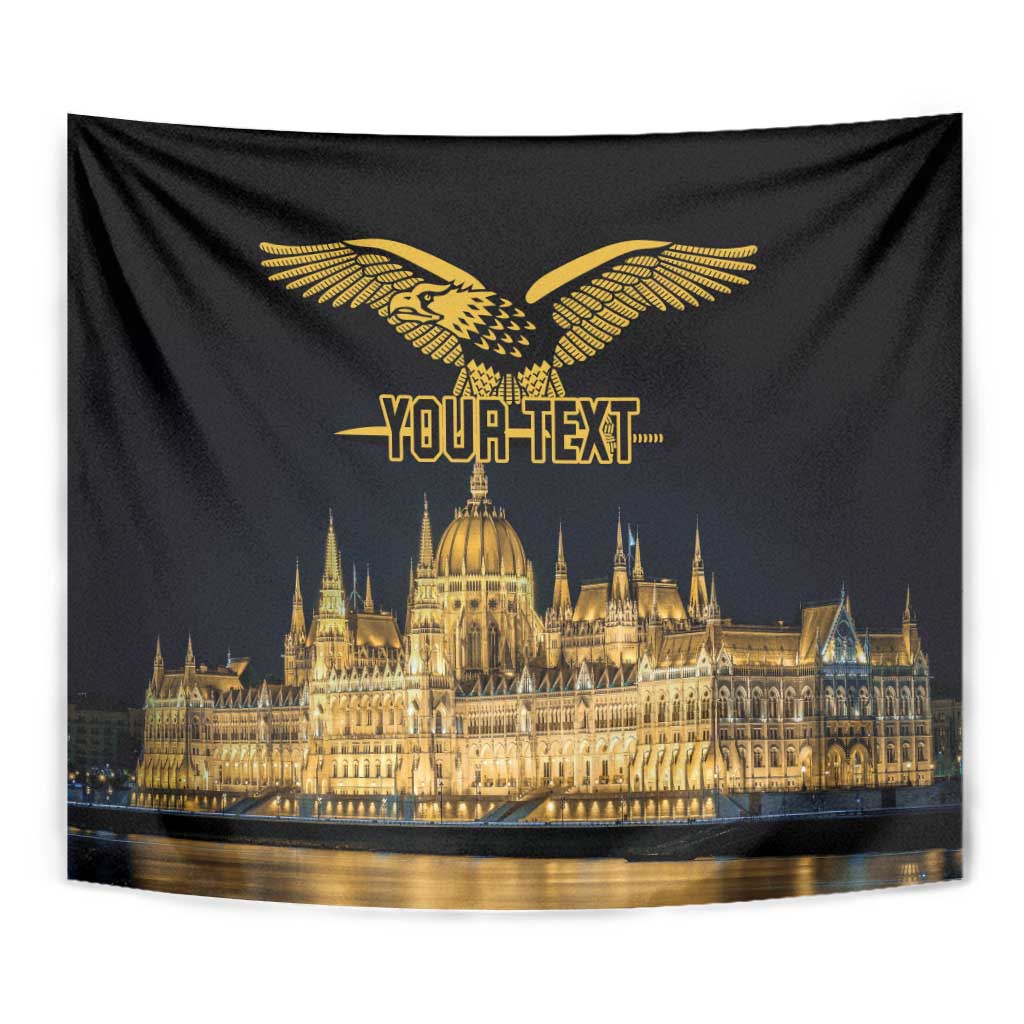 Personalized Hungary Budapest Capital Tapestry Hungarian Turul Bird - Wonder Print Shop