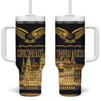 Personalized Hungary Budapest Capita Tumbler With Handle Hungarian Turul Bird - Wonder Print Shop