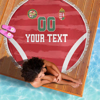 Custom Hungary Football Beach Blanket Magyarok Classic Football - Wonder Print Shop