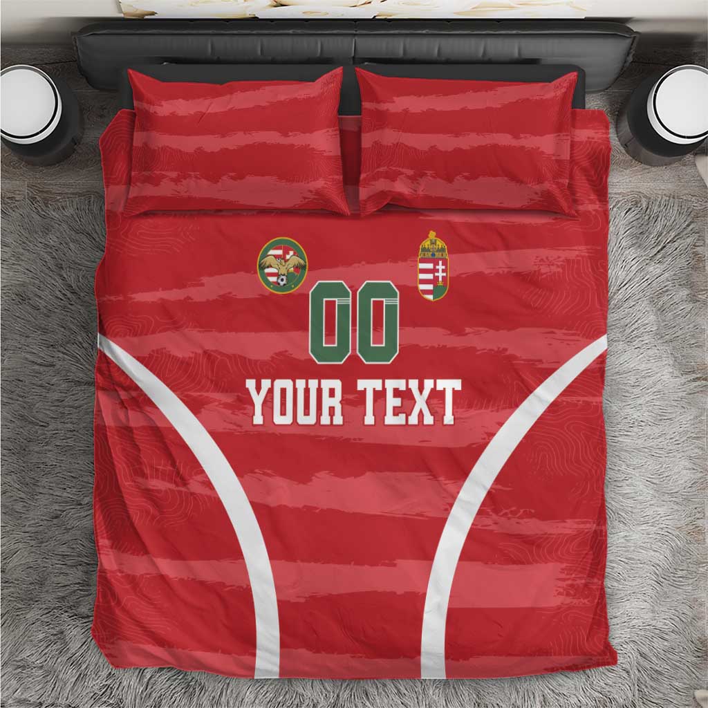 Custom Hungary Football Bedding Set Magyarok Classic Football - Wonder Print Shop