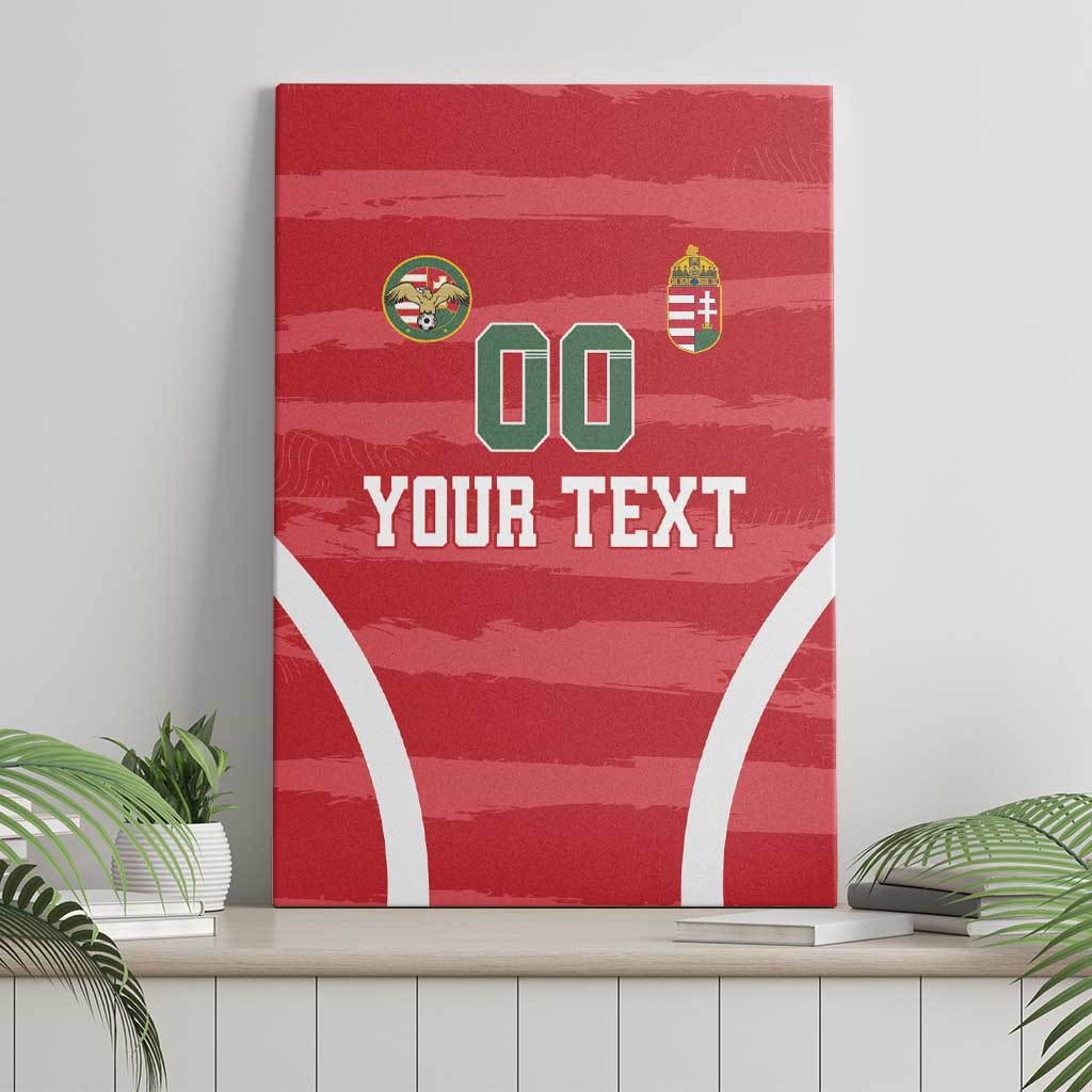 Custom Hungary Football Canvas Wall Art Magyarok Classic Football - Wonder Print Shop