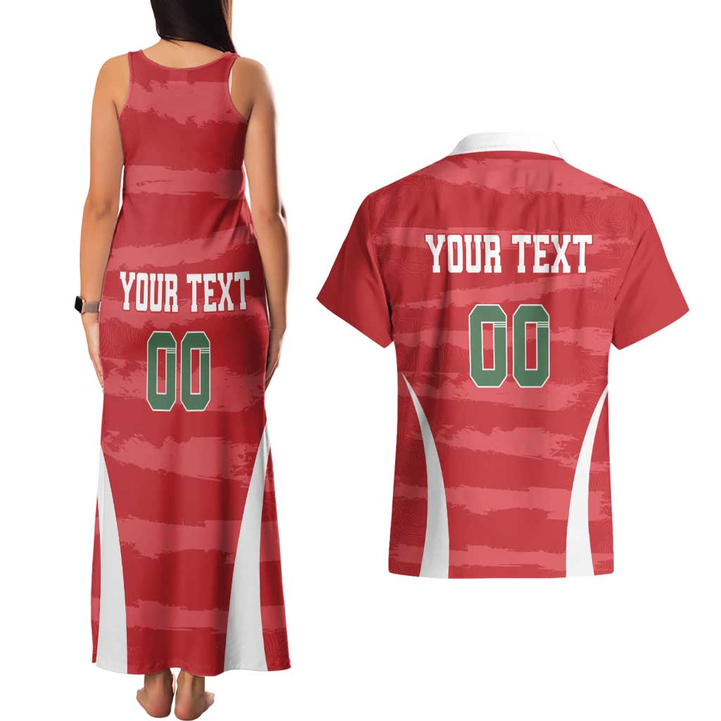 Custom Hungary Football Couples Matching Tank Maxi Dress and Hawaiian Shirt Magyarok Classic Football - Wonder Print Shop
