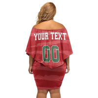Custom Hungary Football Family Matching Off Shoulder Short Dress and Hawaiian Shirt Magyarok Classic Football - Wonder Print Shop