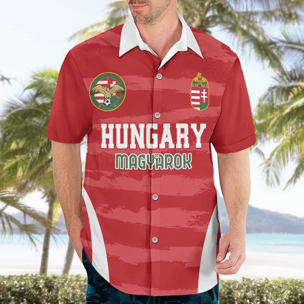 Custom Hungary Football Hawaiian Shirt Magyarok Classic Football - Wonder Print Shop