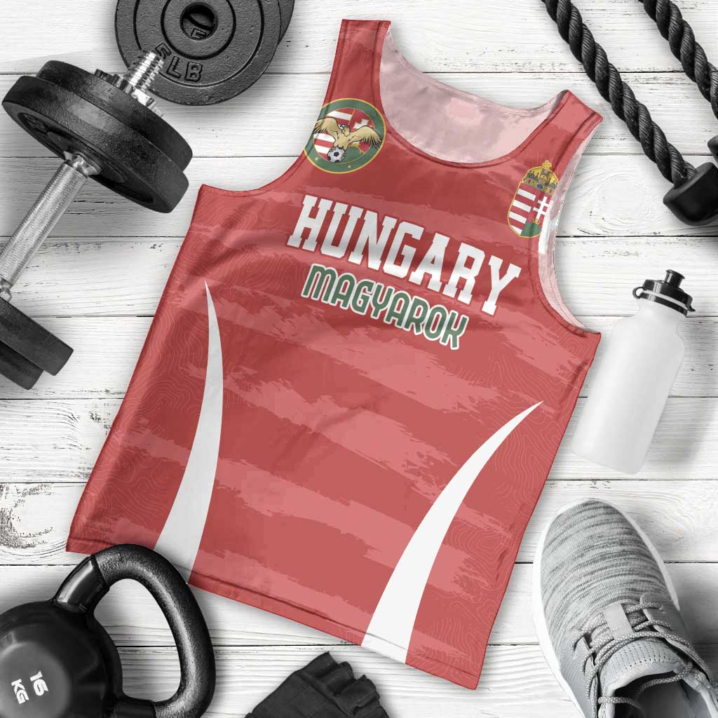 Custom Hungary Football Men Tank Top Magyarok Classic Football - Wonder Print Shop