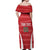 Custom Hungary Football Off Shoulder Maxi Dress Magyarok Classic Football - Wonder Print Shop