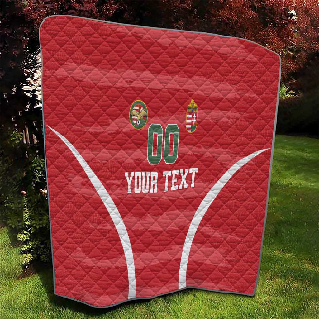 Custom Hungary Football Quilt Magyarok Classic Football - Wonder Print Shop