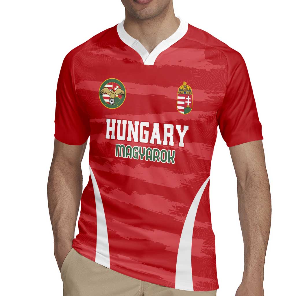 Custom Hungary Football Rugby Jersey Magyarok Classic Football - Wonder Print Shop