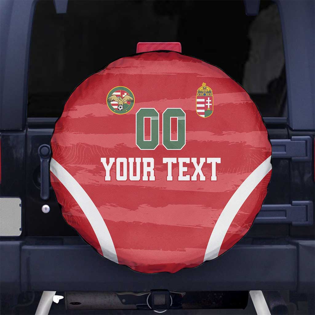 Custom Hungary Football Spare Tire Cover Magyarok Classic Football - Wonder Print Shop