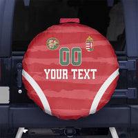 Custom Hungary Football Spare Tire Cover Magyarok Classic Football - Wonder Print Shop