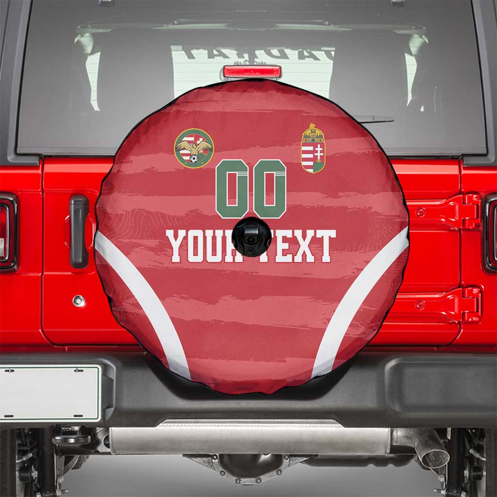 Custom Hungary Football Spare Tire Cover Magyarok Classic Football - Wonder Print Shop
