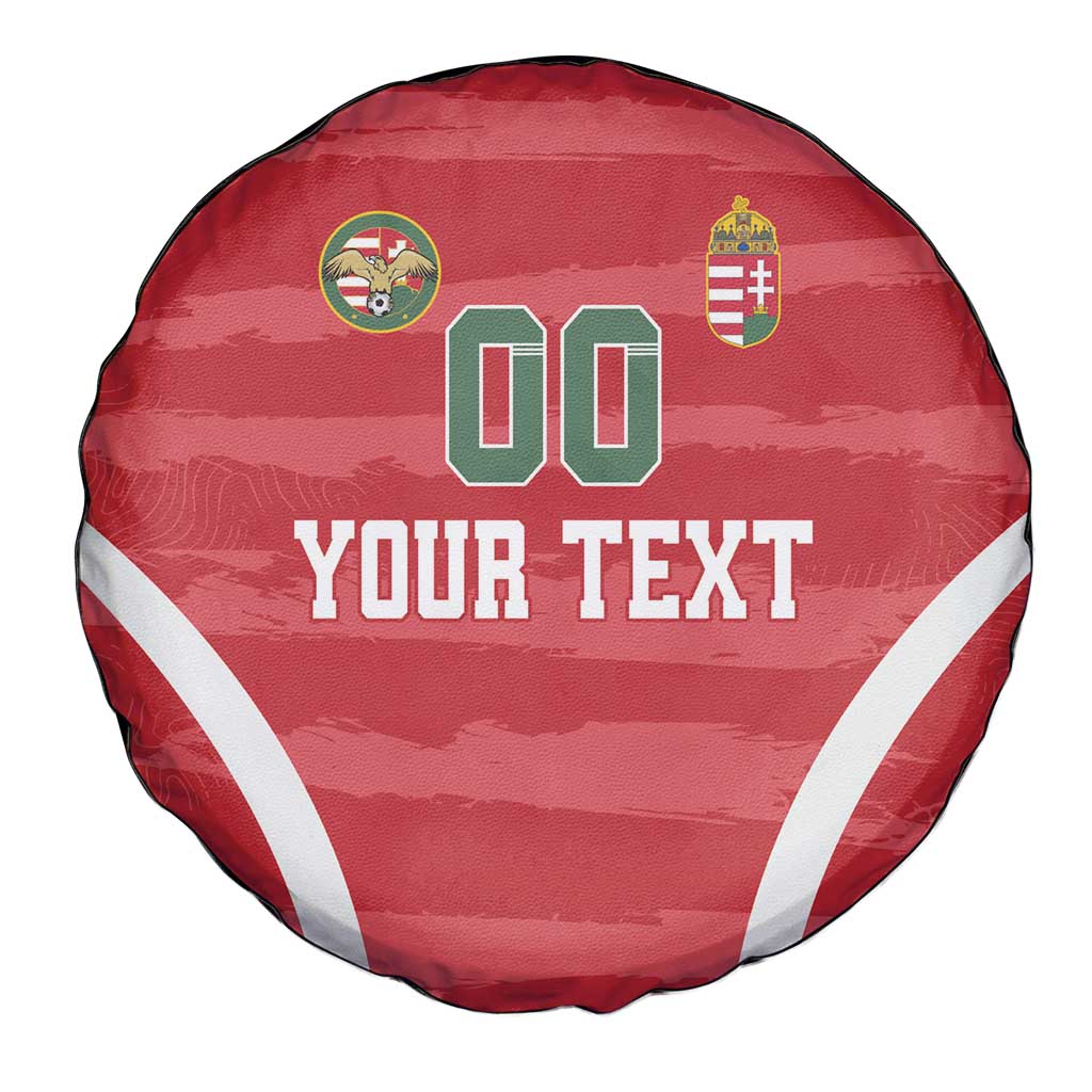 Custom Hungary Football Spare Tire Cover Magyarok Classic Football - Wonder Print Shop