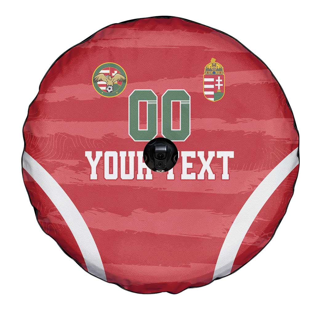Custom Hungary Football Spare Tire Cover Magyarok Classic Football - Wonder Print Shop