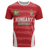 Custom Hungary Football T Shirt Magyarok Classic Football - Wonder Print Shop